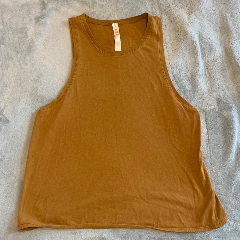 Lululemon Tan Sleeveless Top